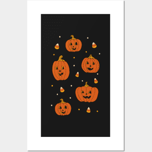 Happy Pumpkins Posters and Art